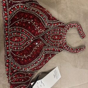 BEADED CROP TOP